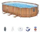 Бассейн Bestway Power Steel Oval 610x366x122см, 20.241л, металлический каркас foto