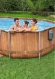 Бассейн Bestway Power Steel Oval 610x366x122см, 20.241л, металлический каркас foto