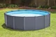 Бассейн INTEX Graphite gray panel 478Х124cm, 16805L, металлический каркас foto