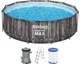 Бассейн Bestway Steel Pro Max 427x107 см, 13 030 л, металлический каркас foto