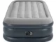 Надувная кровать INTEX Velur Deluxe, 152x203x42 см с подголовником и встроенным насосом foto