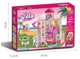 Casuta pentru papusi Essa Toys Vila Mica, cu accesorii, 297 el. foto