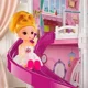 Casuta pentru papusi Essa Toys Vila Mica, cu accesorii, 297 el. foto