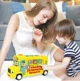 Jucarie educativa Hola Toys Autobuz scolar foto