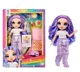 Papusa Rainbow High Junior PJ Party, Violet Willow, 23 cm foto