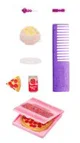 Papusa Rainbow High Junior PJ Party, Violet Willow, 23 cm foto