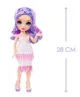 Papusa Rainbow High Violet Willow cu accesorii, 28 cm foto