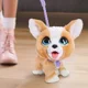 Jucarie interactiva de plus FurReal Catelus Corgi cu lesa, 23 cm foto