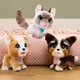 Jucarie interactiva de plus FurReal Catelus Corgi cu lesa, 23 cm foto