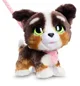 Jucarie interactiva de plus FurReal Catelus Bernedoodle cu lesa, 23 cm foto