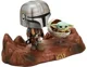 Figurina Funko Pop Mandalorianul cu copilasul foto