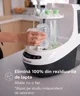 Dispozitiv pentru spalat, sterilizat si uscat biberoane Baby Brezza Bottle Washer Pro All White foto
