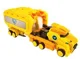Robot Transformer 2 in 1 Dinoster Raptor Tron foto