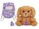 Jucarie de plus interactiva Baby Paws Catelus cu sunete si suzeta in gentuta, 29 cm foto