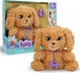 Jucarie de plus interactiva Baby Paws Catelus cu sunete si suzeta in gentuta, 29 cm foto