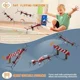 Drona-Elicopter cu telecomanda, senzor, functii viteza, aterizare, rotatie 360, Rosu foto