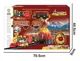 Set de joaca Xiong Xian Tren cu cale ferata Vulcan, 3 vagoane, sunete, lumini, efecte fum foto