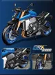 Set de constructie Jie Star Motocicleta albastra, 2046 el. foto