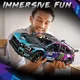 Set de constructie Jie Star Masina cu telecomanda 1:8, Racing multicolora, 2978 el. foto