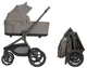 Carucior 2 in 1 KikkaBoo Goya Platinum Mocca foto