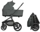 Carucior 2 in 1 KikkaBoo Goya Platinum Olive foto