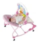 Scaunel multifunctional cu sunete si roti, Roz foto