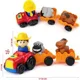 Set de joaca Winfun Tractor cu remorca, figurine fermier si animale, sunete si lumini foto