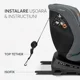Автокресло KikkaBoo i-Defend i-Size Grey, 40-150 см foto