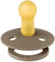 Set 2 suzete rotunde din latex BIBS Studio Colour Dark Oak/Blush (0-6 luni) foto