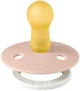 Suzeta rotunda din latex BIBS Glow Blush (6-18 luni) foto