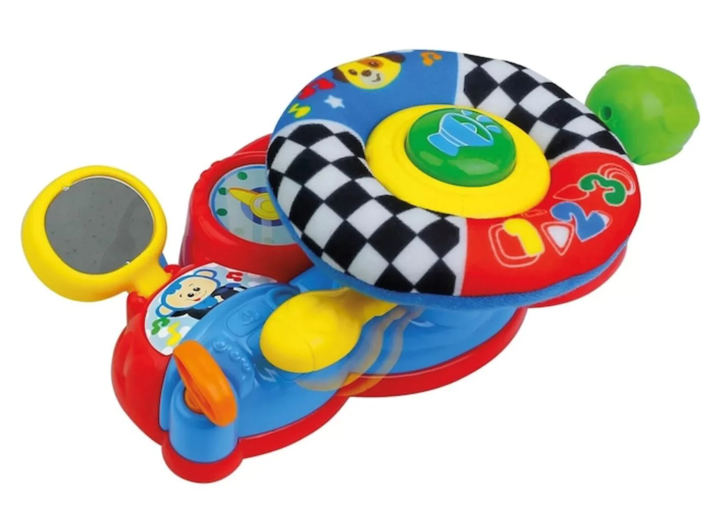 Интерактивная игрушка Winfun Руль с текстильными элементами для подвешивания, со звуками и светом foto