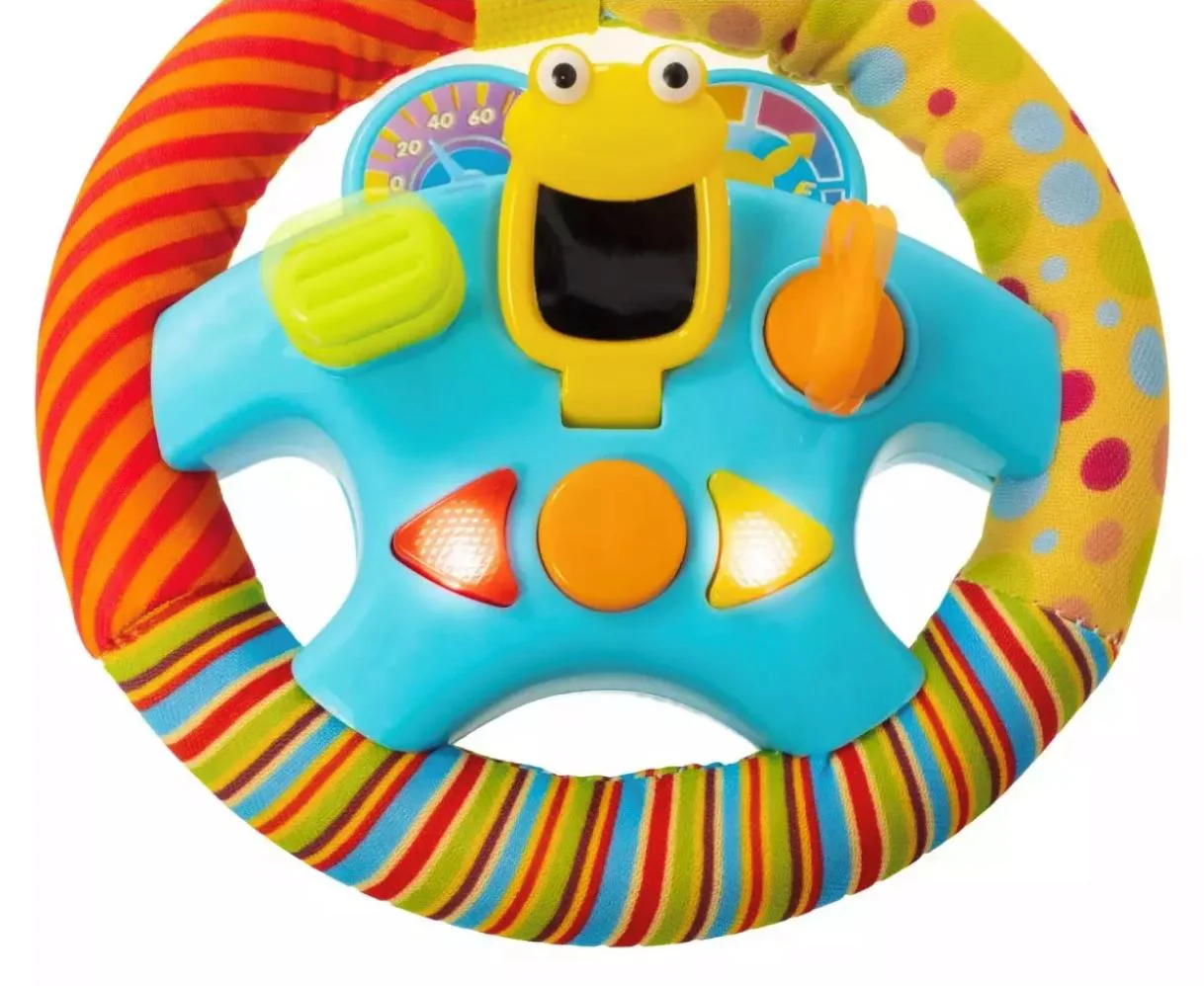 Интерактивная игрушка Winfun Руль для подвешивания, со звуками и светом foto