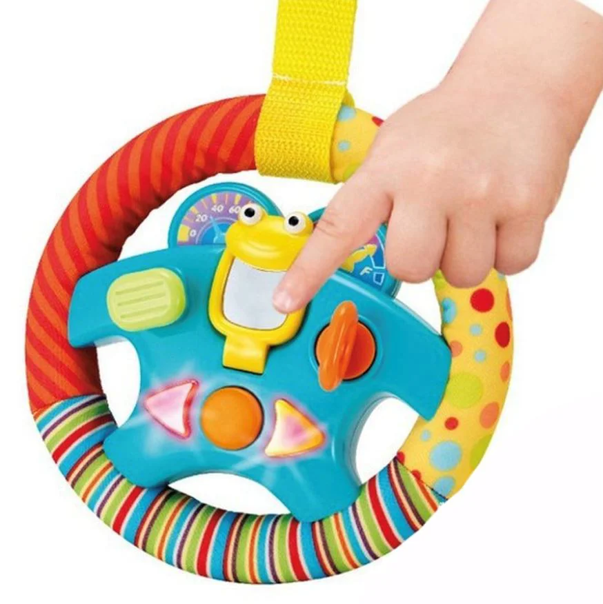 Интерактивная игрушка Winfun Руль для подвешивания, со звуками и светом foto