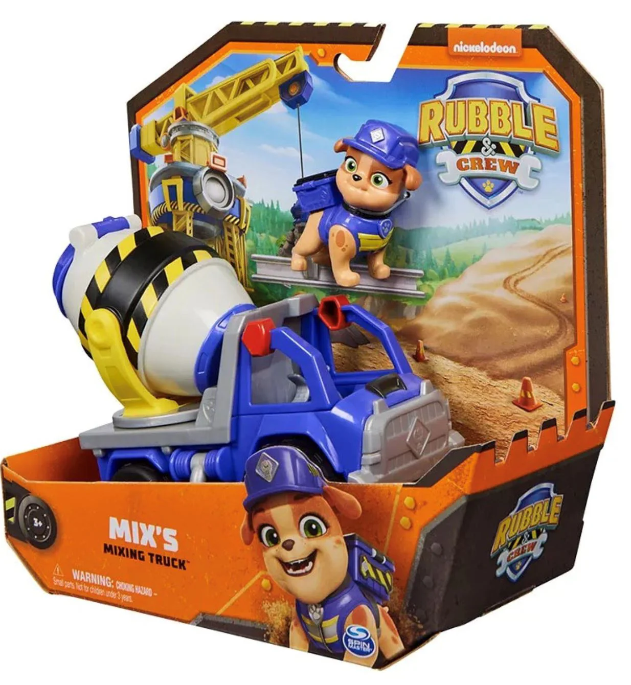 Игровой набор с фигуркой Spin Master Paw Patrol, Бетономешалка Микса foto