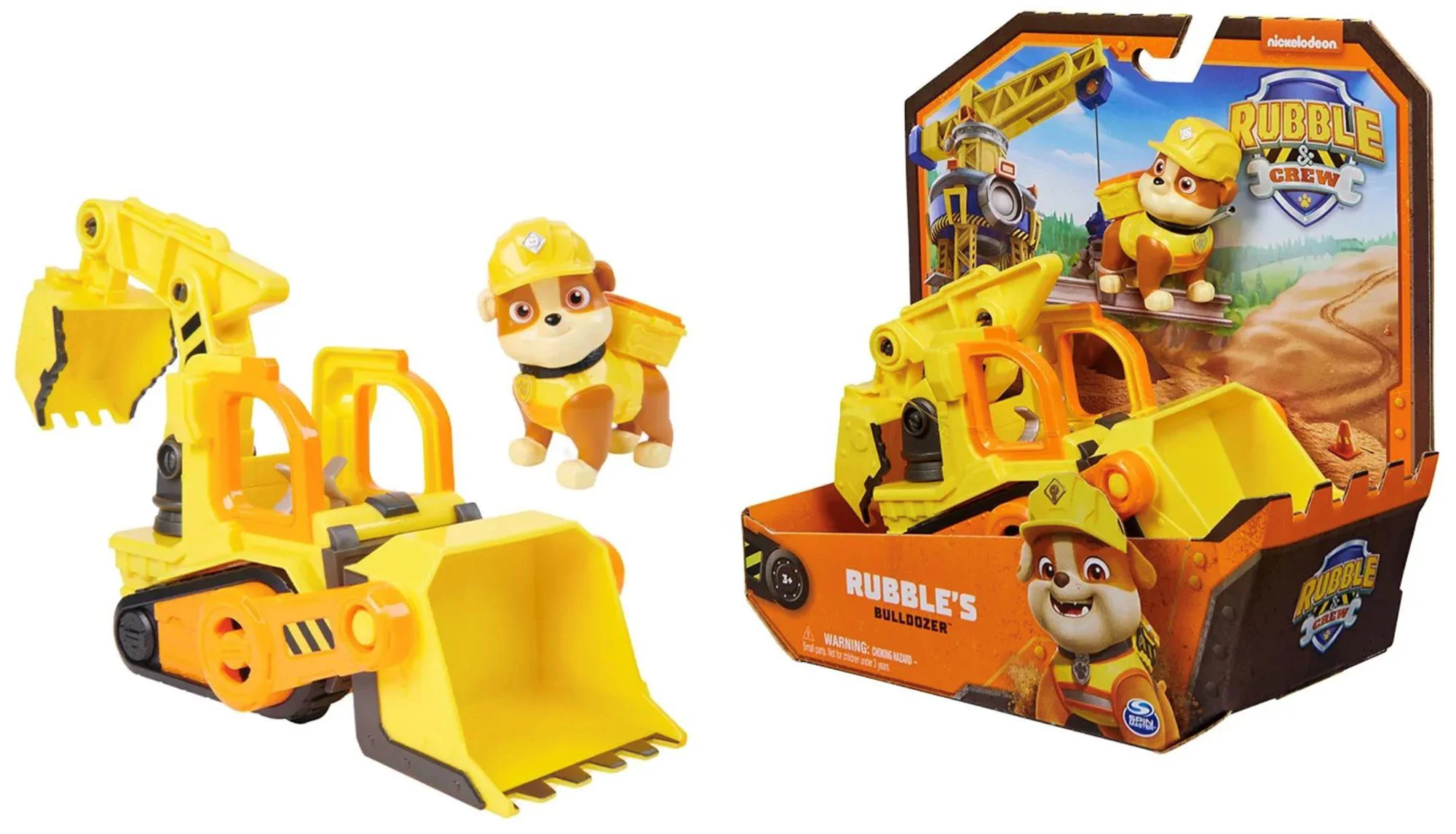 Игровой набор с фигуркой Spin Master Paw Patrol, Бульдозер Раббла foto