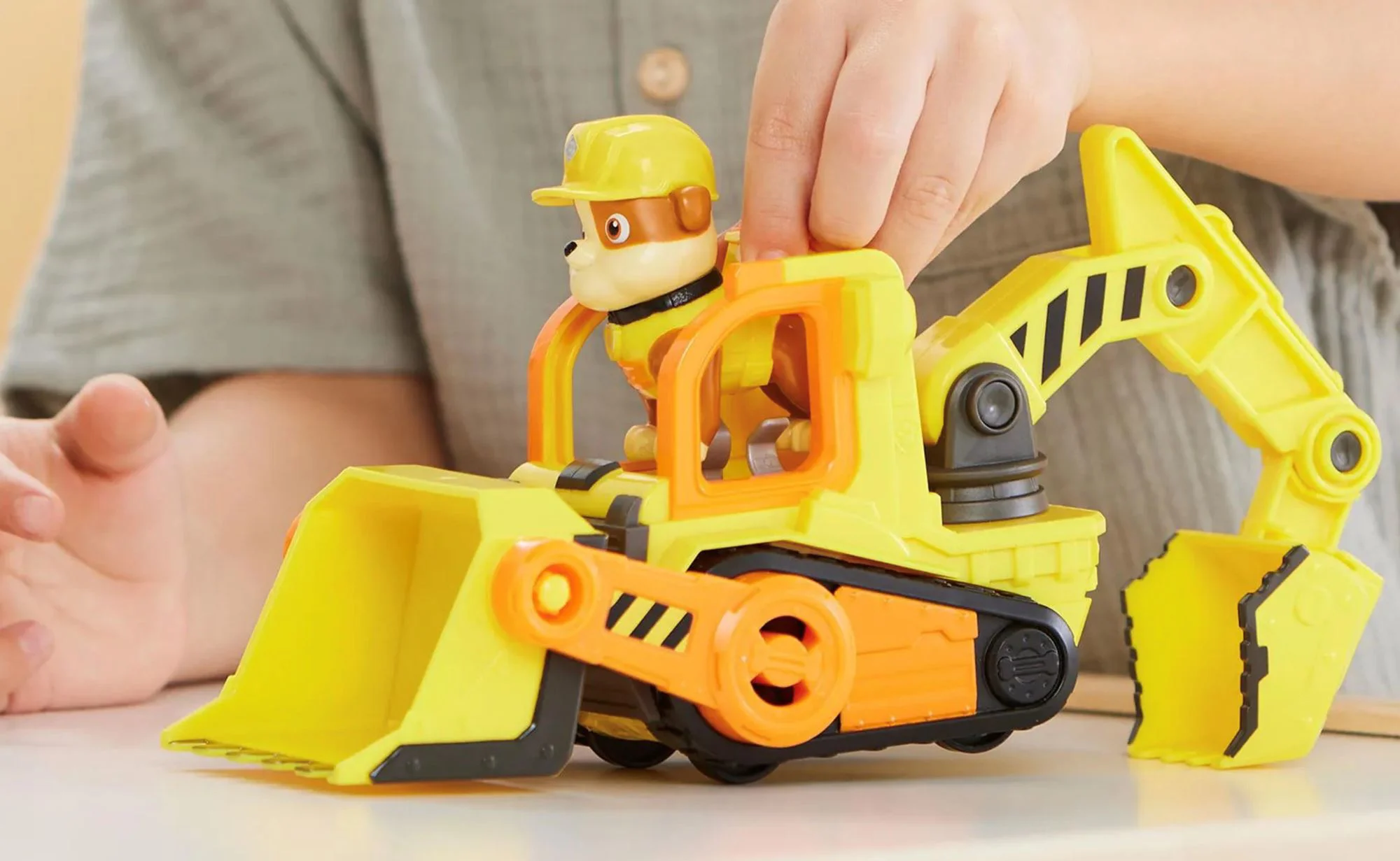 Игровой набор с фигуркой Spin Master Paw Patrol, Бульдозер Раббла foto