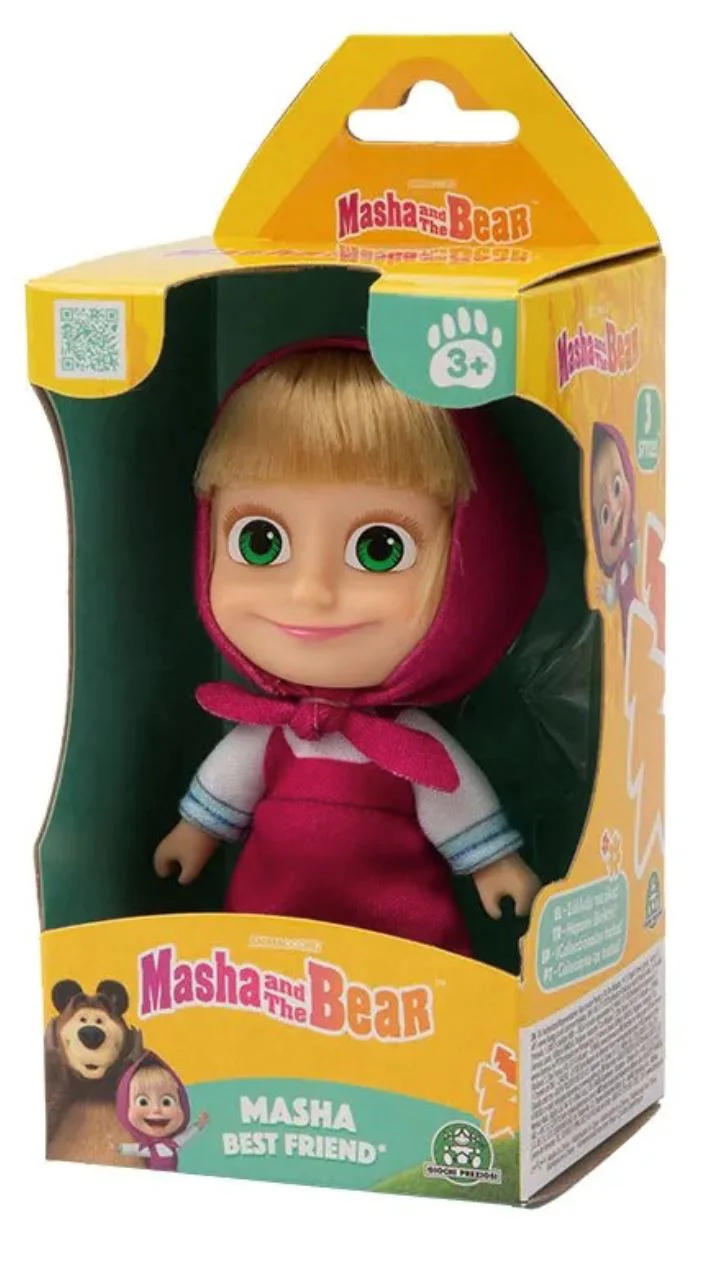 Кукла Masha and the Bear Маша, 12 см, разные виды, Серия 2 foto