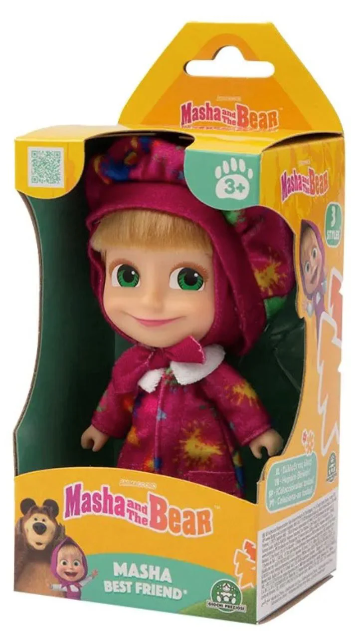 Кукла Masha and the Bear Маша, 12 см, разные виды, Серия 2 foto