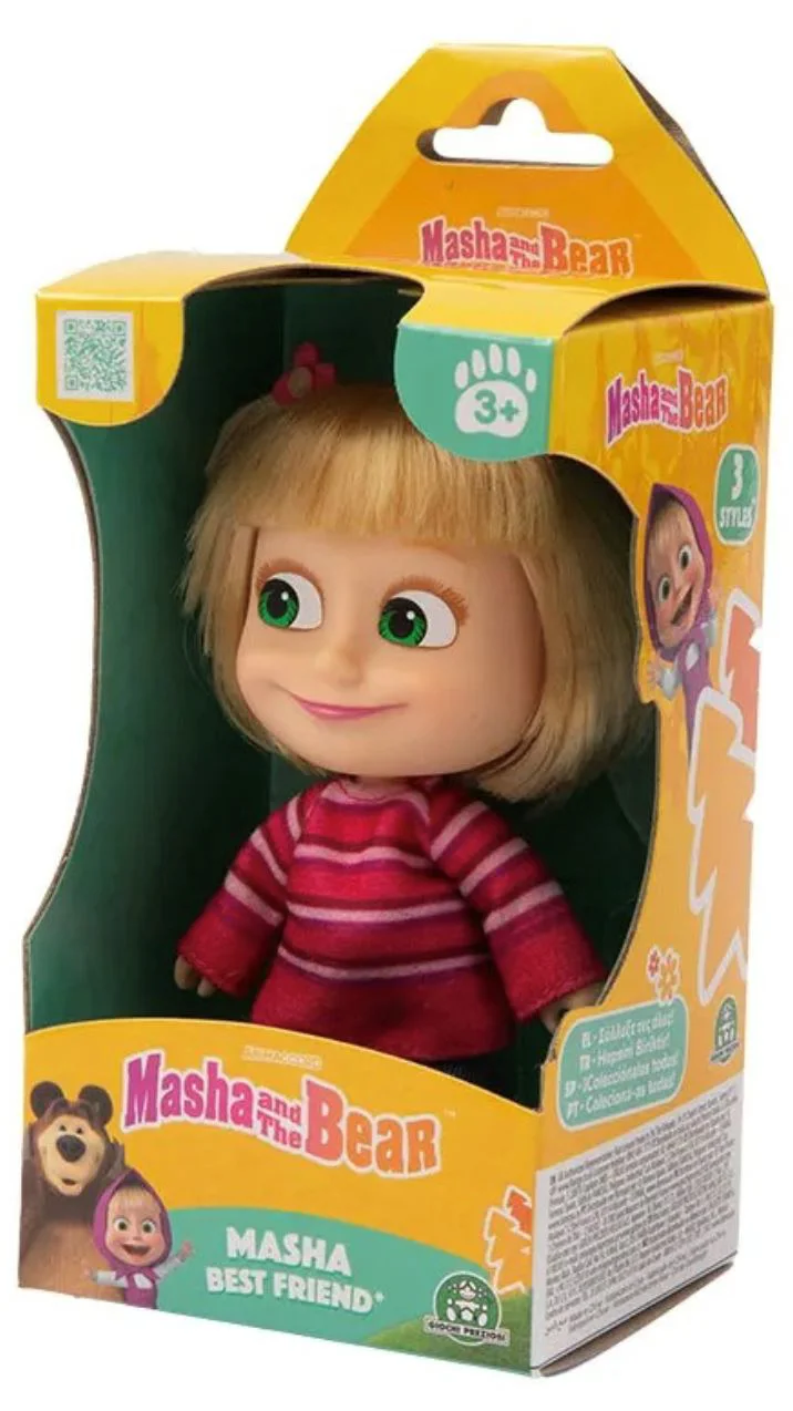 Кукла Masha and the Bear Маша, 12 см, разные виды, Серия 2 foto