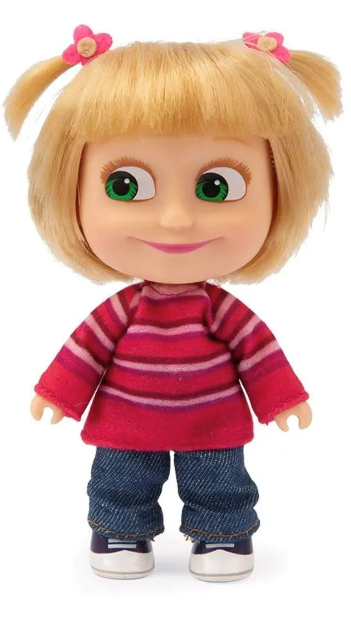 Кукла Masha and the Bear Маша, 12 см, разные виды, Серия 2 foto