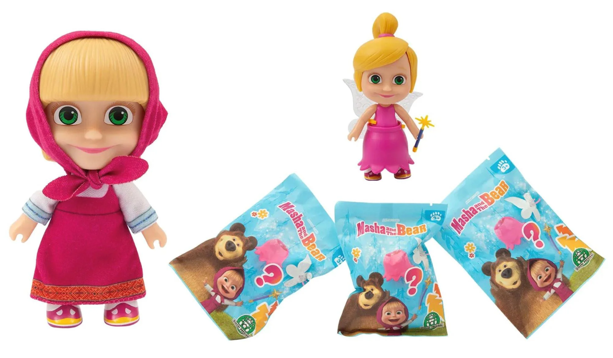 Игровой набор с фигуркой Masha and the Bear Маша с сюрпризной одеждой foto