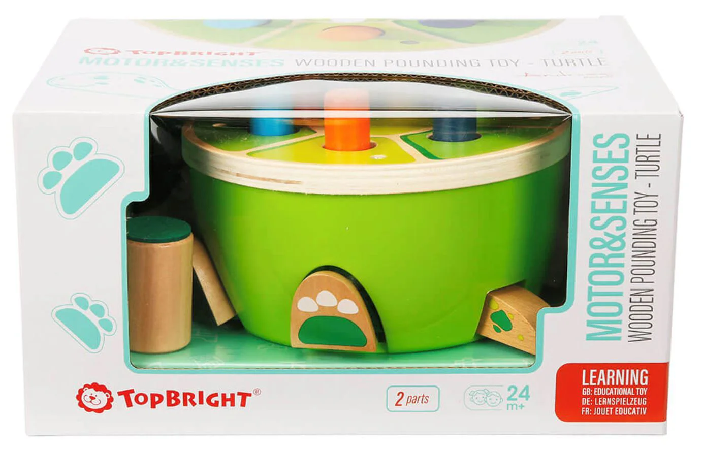 Деревянная игрушка Top Bright Черепаха с молотком foto