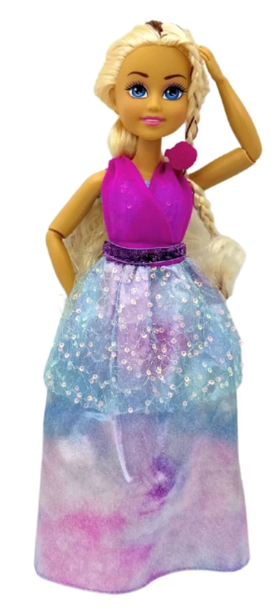 Papusa Sasa Girls Printesa blonda, 2 tipuri, 34 cm foto