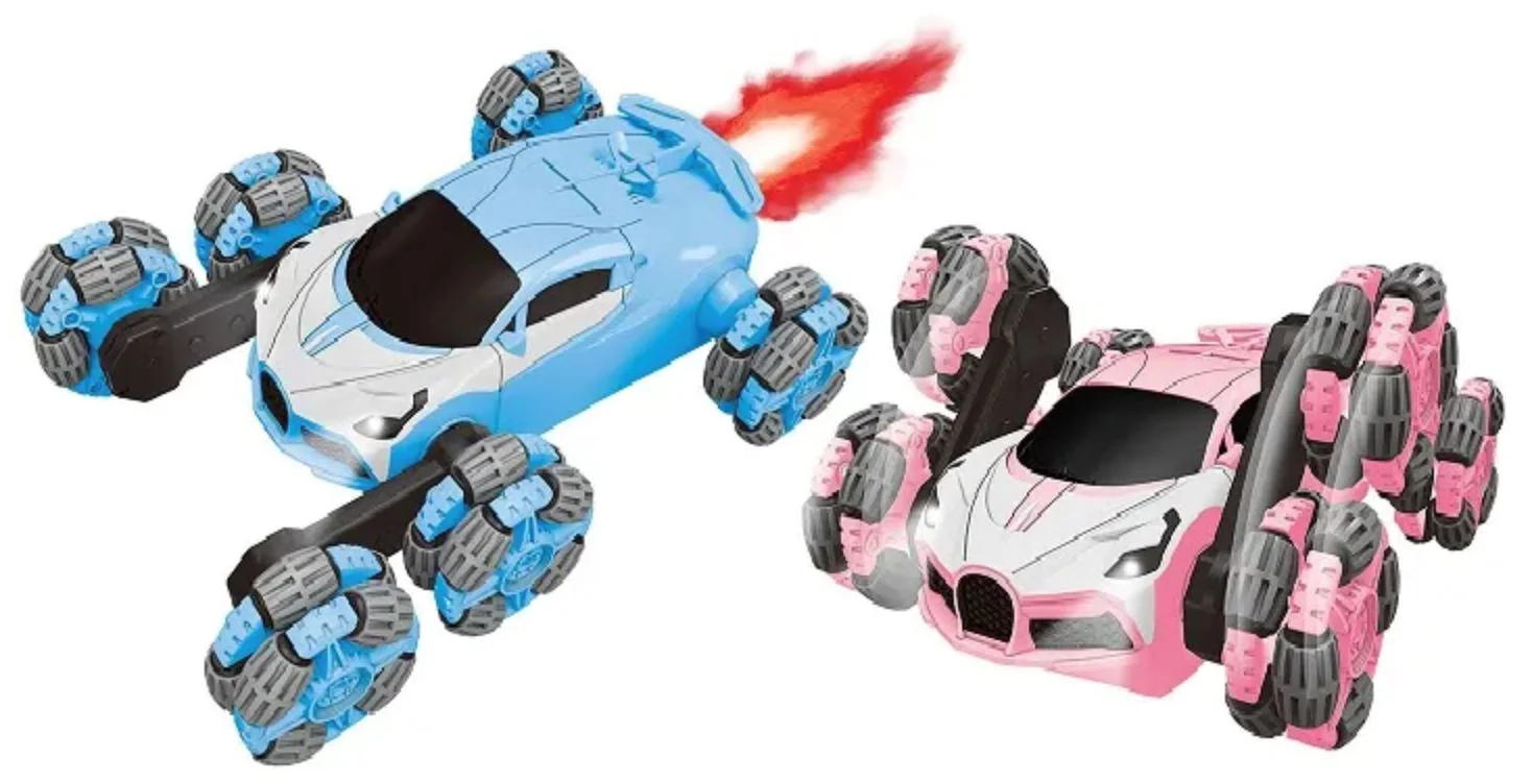 Машинка c пультом 2.4G Stunt Spray Car с 6 колесами foto