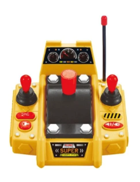 Машина с пультом RC Cars Бульдозер с звуками и огнями foto