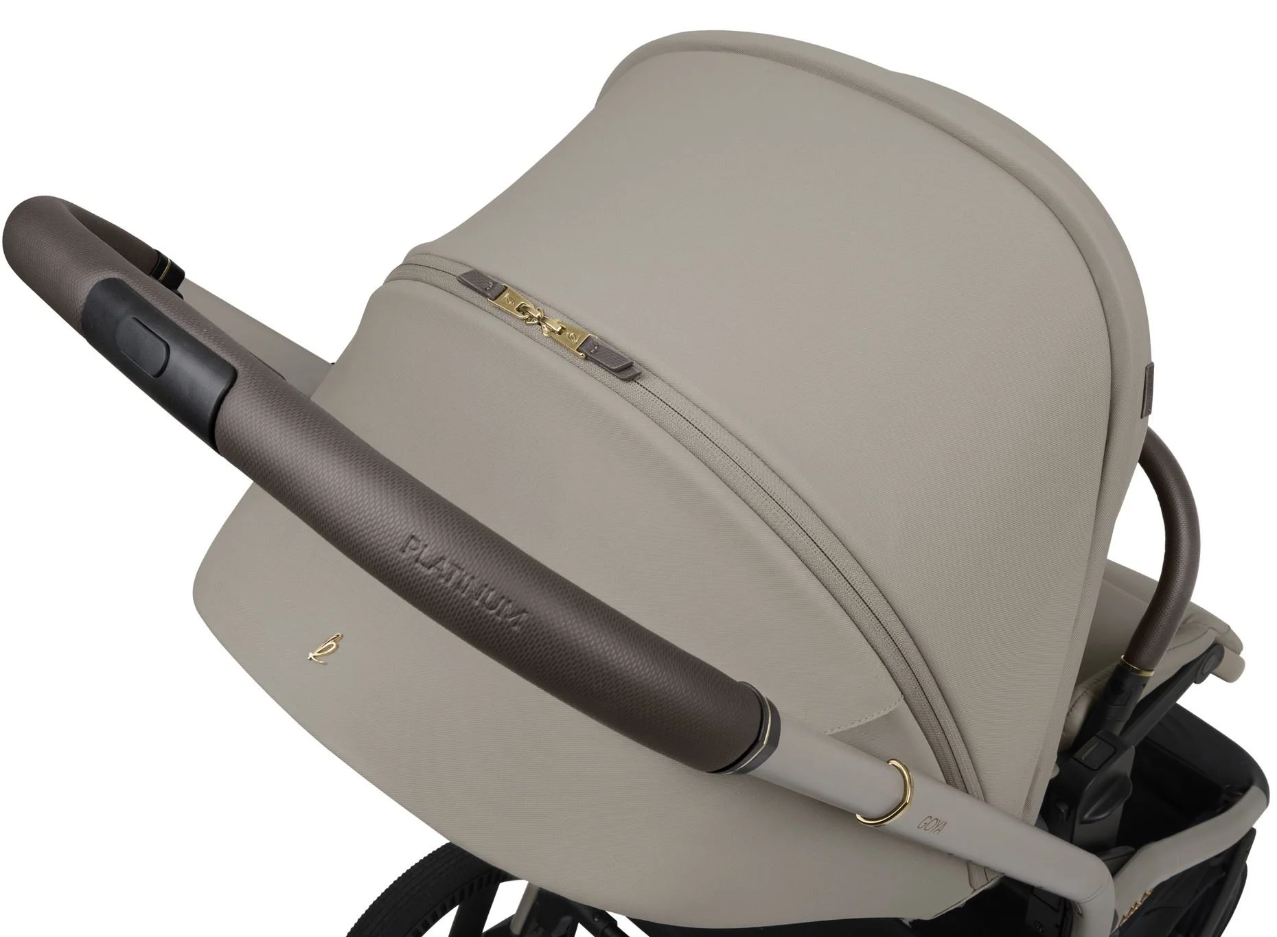 Carucior 2 in 1 KikkaBoo Goya Platinum Champagne foto