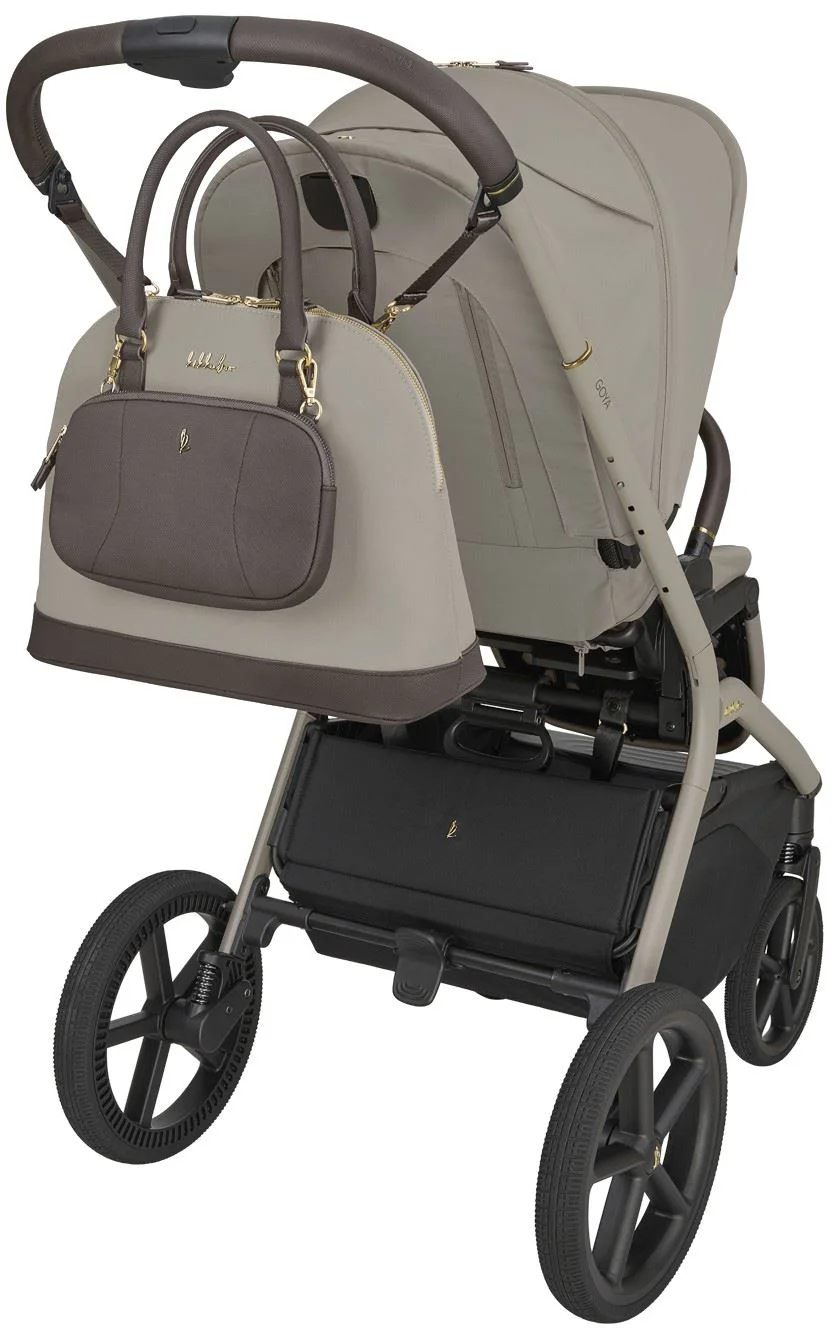 Carucior 2 in 1 KikkaBoo Goya Platinum Champagne foto