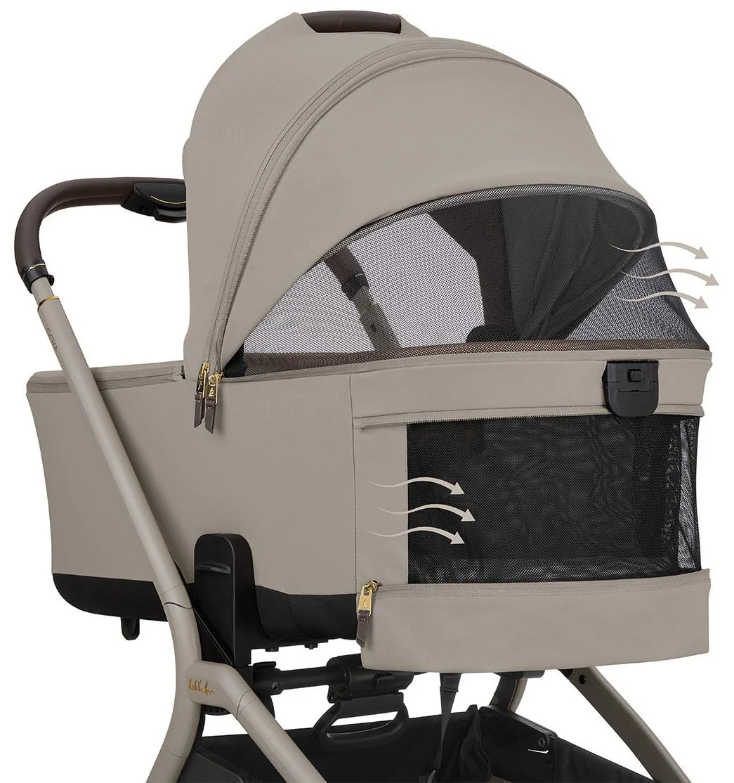 Carucior 2 in 1 KikkaBoo Goya Platinum Champagne foto