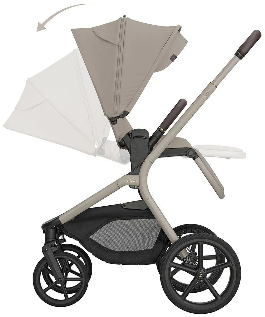 Carucior 2 in 1 KikkaBoo Goya Platinum Champagne foto