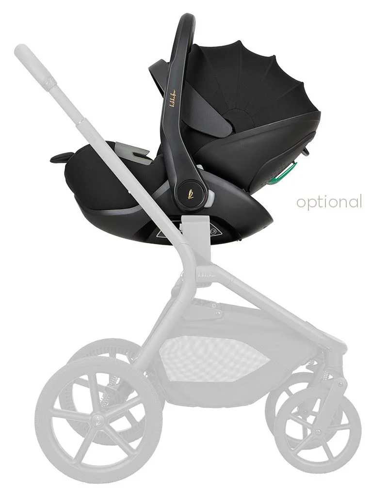 Carucior 2 in 1 KikkaBoo Goya Platinum Graphite foto